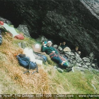 A fine bivouac - The Cobbler 1996