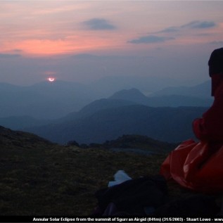 Solar Eclipse 2003 Sgurr an Airgid