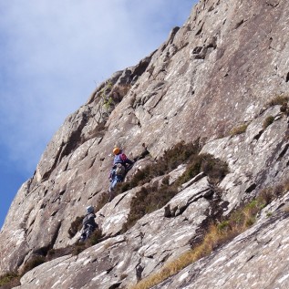 Chamois climbing in Torridon 2011