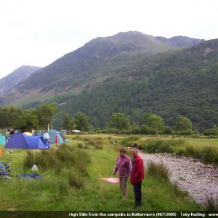 Chamois Club members camping at Buttermere 2005